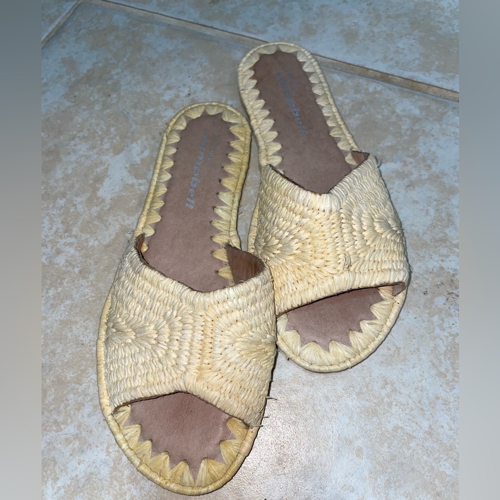 Jeffrey Campbell Raffia Slides - image 5